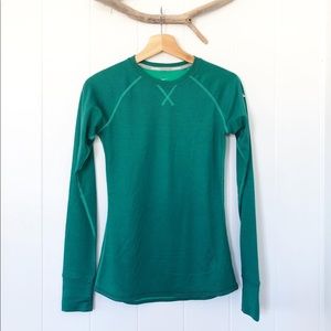NWOT nike running long sleeve kelly green dri-fit